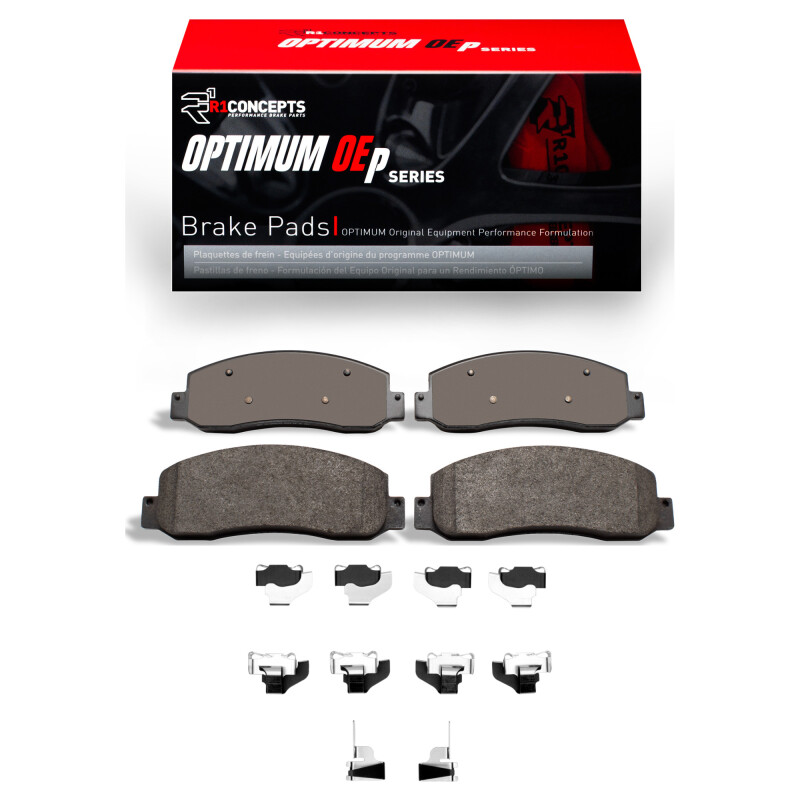 Ford F-350 Super Duty Brake Pads - Front - R1 Concepts - Optimum OE - `05-`12 Ford F-350 Super Duty Brake Pads - Front - R1 Concepts - Optimum OE - `05-`12
